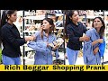 Rich Beggar Shopping Prank In Mall With Twist@Crazy Comedy