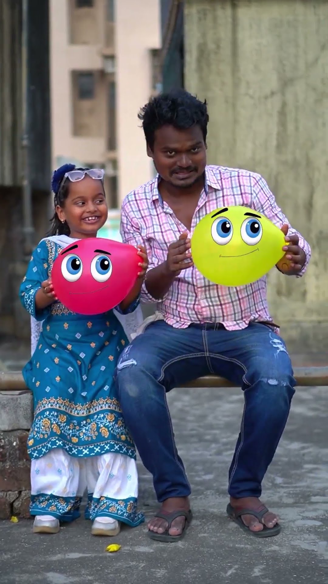 Up down left right Balloon Popping prank ? #shorts #funnyshorts #viralvideo