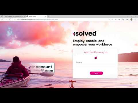 Setting Up Your iSolved Account