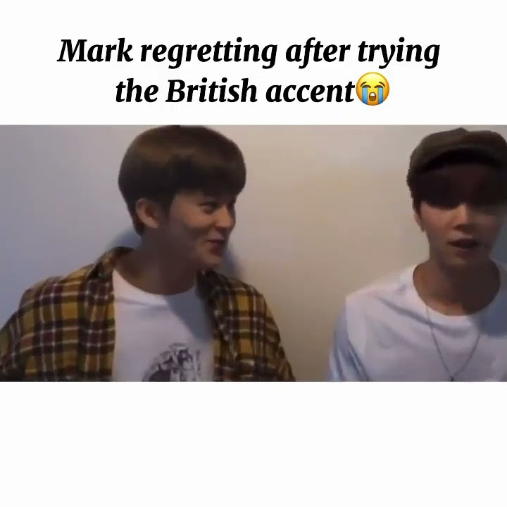 Mark trying to speak in British accent (fail) #nct #nct127 #nctdream #shorts #mark #marklee #johnny