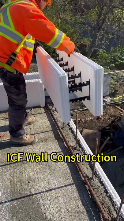 EPS Insulated Concrete Forms Stacking Blocks | ICF Construction Build Blocks Assembly Supply
