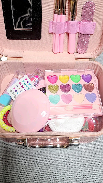Satisfying with Unboxing & Review of fashion beauty makeup set #asmr
