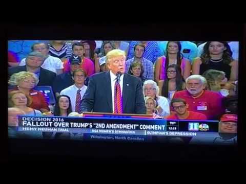 Did Donald Trump's 2nd Amendment Comment Mean Clinton Assassination Threat?