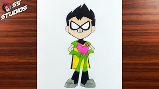 🕹️ Play How to Draw Teen Titans Go Game: Free Online TTG Cartoon