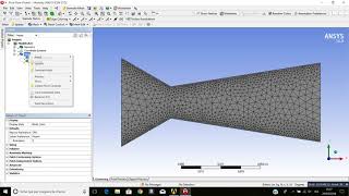 Ansys Fluent Tutorial - Restrictor (nozzle)