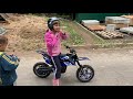 Обзор, тест и катание на детском мотоцикле GreenCamel Dirt Bike DB400