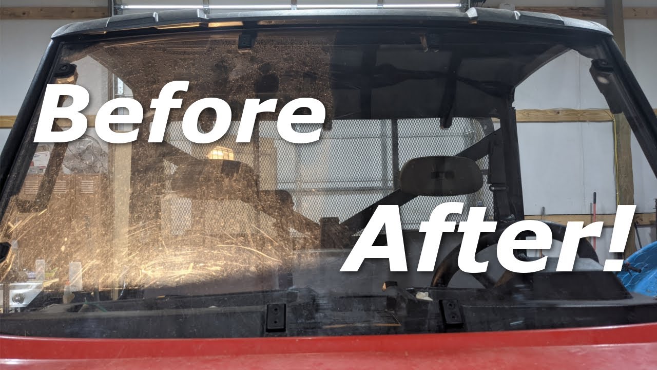 How To Remove Scratches From A Utv Windshield