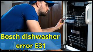 Bosch Dishwasher Error E31 - How to Fix and Reset (Step-by-Step)