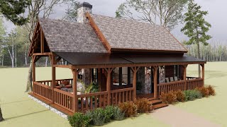 34' x 19' (10x6m) Dreamy Cottage House with Amazing Porch! by Jasper Tran - House Design Ideas 22,184 views 2 months ago 8 minutes, 44 seconds