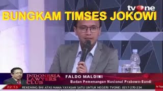ILC 16 OKT 2018~ CERDAS!!! ARGUMEN FALDO MALDINI TIMSES PRABOWO SANDI BIKIN PROJO MATI KUTU