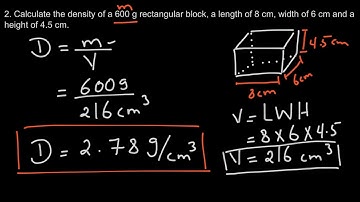 Density Practice Problems Part 2