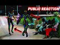 Glowing Stick Man Public Reaction💥🔥 | Gone Wrong???😱😱 | Glowing Stick Dance | Oxten Ideas |n