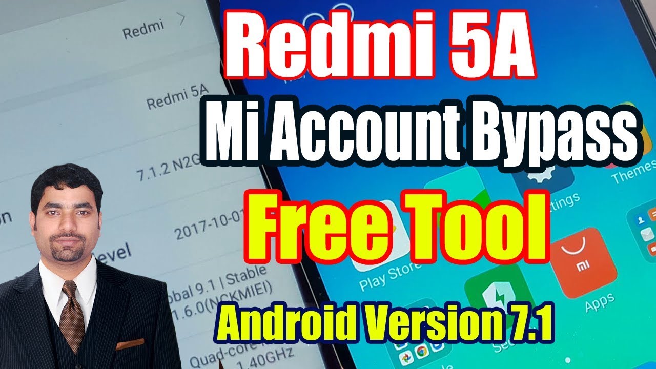hard reset iphone Redmi 5A Android Version 7.1 Mi Account Unlock/Bypass Free Tool