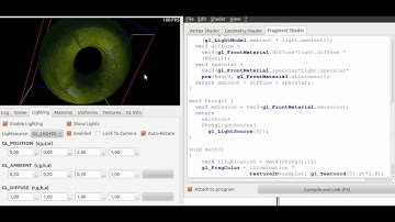 Phong fragment shader with texture