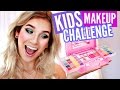 FULL FACE USING ONLY KIDS MAKEUP Challenge!!