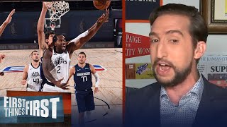 Nick Wright on Mavs \& Clippers in first round, Clippers to win in 6 or 7 | NBA | FIRST THINGS FIRST