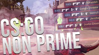 HACK VS HACK LOBBY IN NON PRIME MATCHMAKING!! AGAIN - CSGO Overwatch