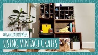 Upcycle Vintage Crates 3 Ways - HGTV Handmade
