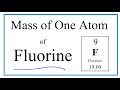 Atomic Mass and Avogadro's Number