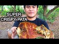 OUTDOOR COOKING | CRISPY PATA MUKBANG