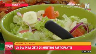 ¿Que comen los participantes de CUESTIÓN DE PESO? enterate en este video