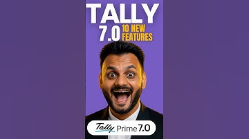 10 New features of tally prime 7.0 | Auto backup | Smart find | Banking | GST update and much more