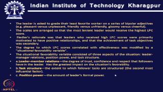 Mod-01 Lec-34 Leadership (Contd.)