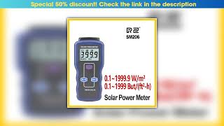 Best Seller RZ Solar Power Meter Light Meter Solar Radiation Tester Optical Solar Research Glass Li