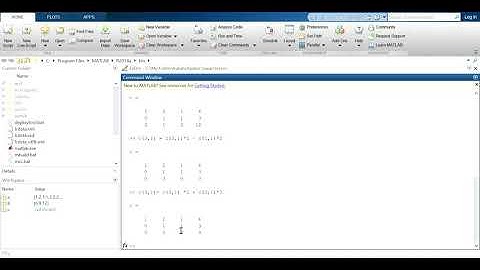 Eliminasi Gauss Jordan dengan Matlab