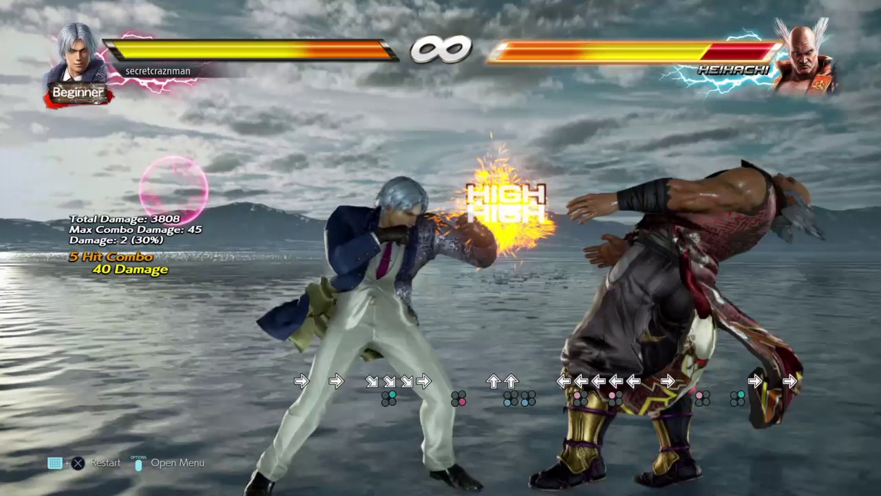 TEKKEN™7 - Lee - Multiple Mist Step Practice Combo