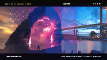 Mosaic Color Slide | After Effects Project Files - Videohive template