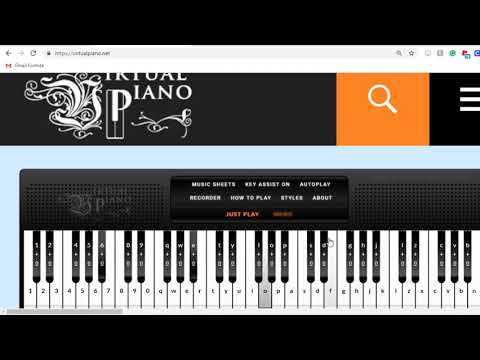 Bohemian Rhapsody Cover On Virtual Piano Youtube