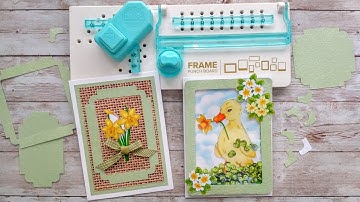 Different ways you can use the We R Memory Keepers Frame Punch Board