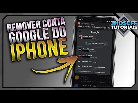 Como remover contas do Google no Iphone