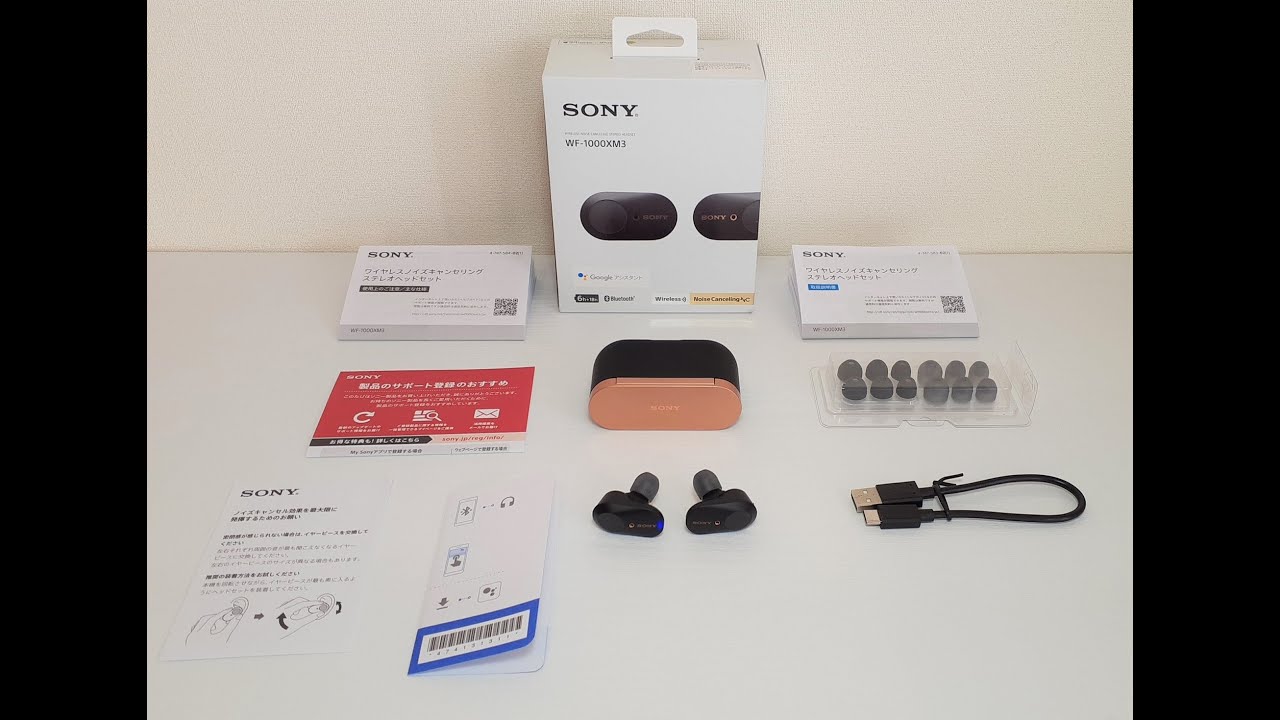 SONY：WF-1000XM3 B 「ソニー ワイヤレスノイズキャンセリングイヤホン