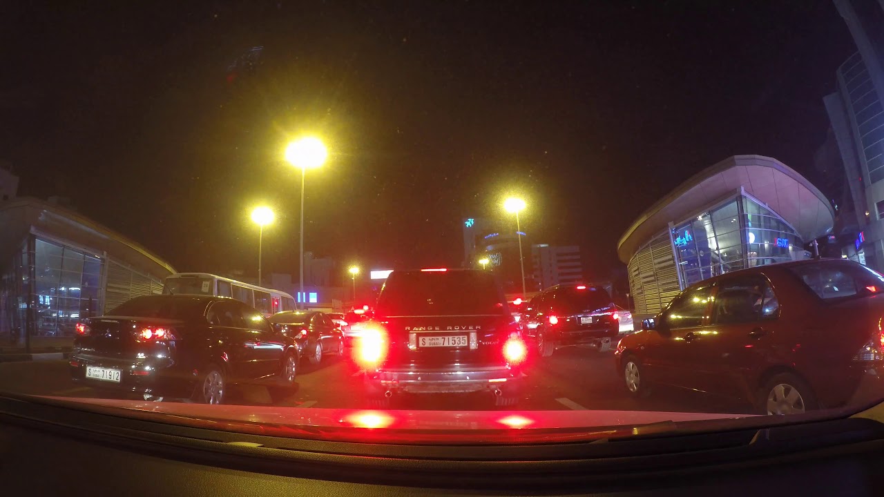 Dubai night drive timelapse YouTube