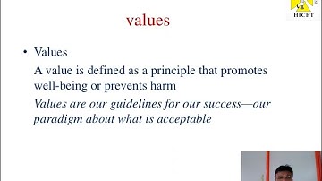 Professional Ethics In Engineering - Ethics, Morals and Values
