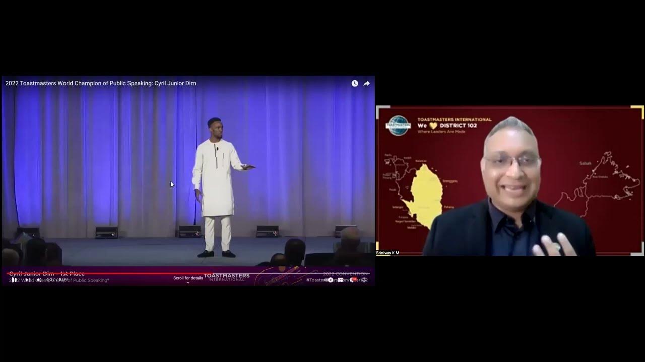 Lessons Learned from the 2022 World Championship of Public Speaking Cyril Jnr Dim What