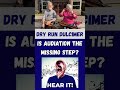 Do you audiate? #dryrundulcimer