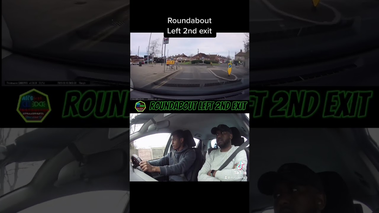 Roundabout left 2nd exit