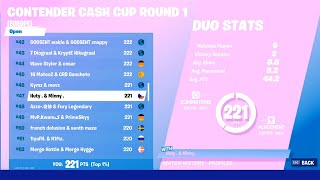 How We Qualified For Round 2 (Duo Cash Cup)