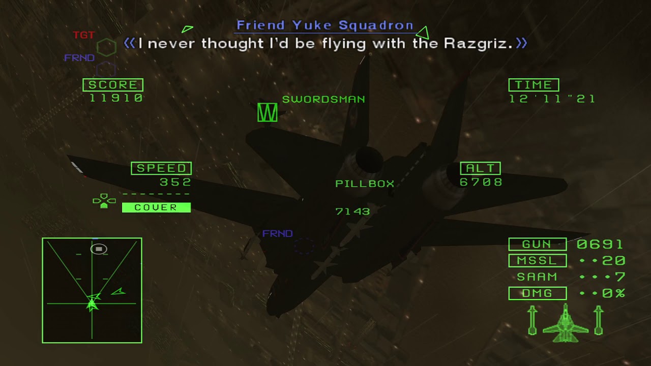 Ace Combat 5 Mission 27 ACES with all dialogues - YouTube