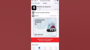 SNAPCHAT FIX 2017 PHANTOM TWEAK CYDIA UPDATE IOS9 IOS10 WORKING DECEMBER 2016 JANUARY NO SNAPCHAT+++