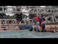 Installation of truss,,Glass stage,,lights,,sound for concert ..Logistic Support by ~SINGLEsource~