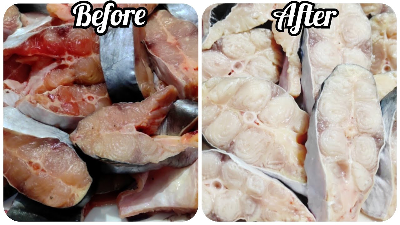 How to wash clean fish before cooking. Remove smell 3 easy way. YouTube