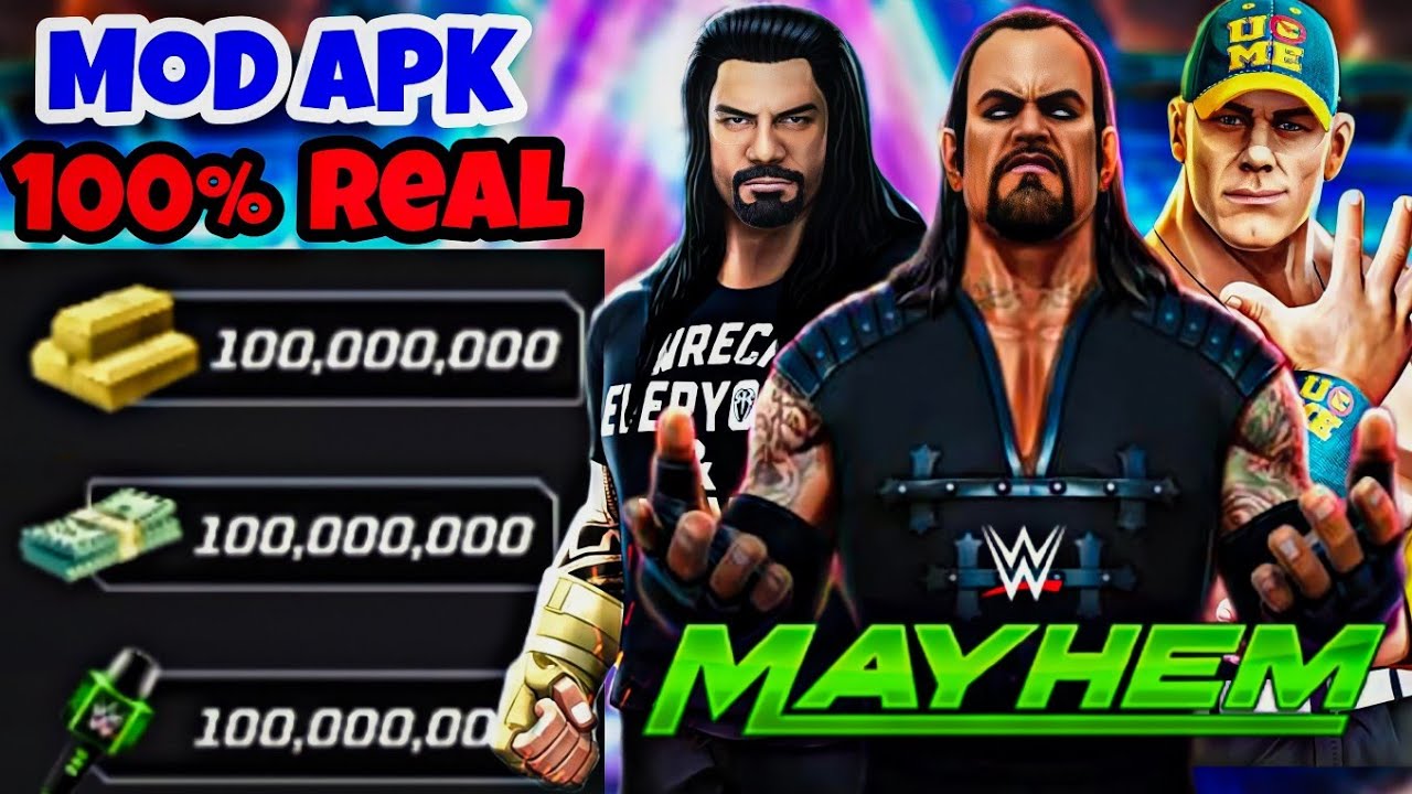 WWE Mayhem 1.64.129 Mod APK |Unlimited Money | Lastest Versions | Direct Download Link |