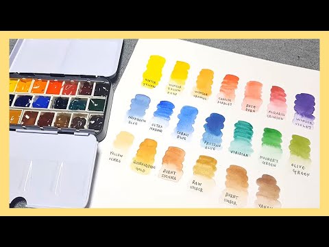 윈저앤뉴튼 프로페셔널 20색 / winsor&amp;amp;<strong>newton</strong> watercolor