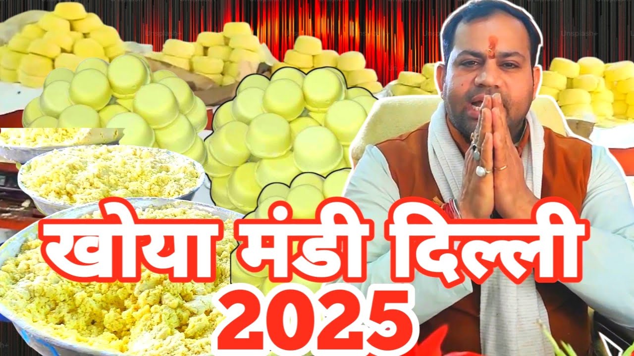 एशिया की सबसे बड़ी खोया मंडी | खोया मंडी दिल्ली |biggest khoya Mandi Delhi #khoya#mava #khoyamandi