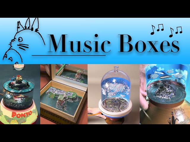 Every Studio Ghibli MUSIC BOX animation class=