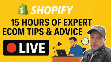Shopify 15 Hours of Expert Ecom Tips & Advice + 🔴 LIVE: Office Work Cam